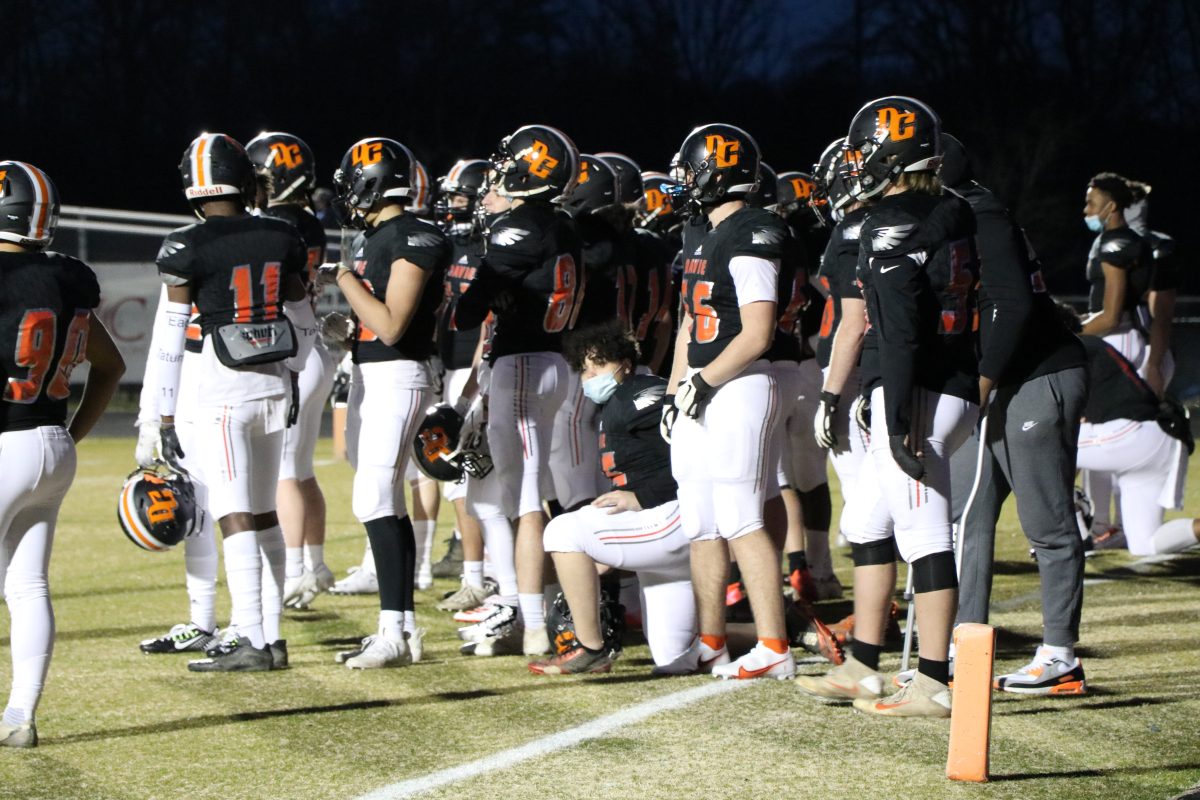 Davie Football Finishes Regular Season with Victory Over West Forsyth