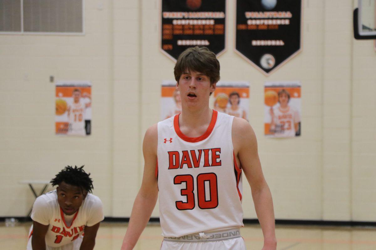 Blake Walser (‘22) prepares to shoot a free throw. 