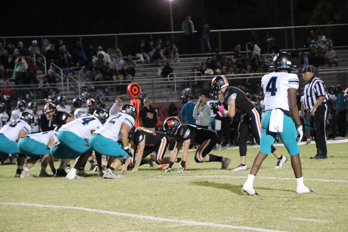 Davie Varsity Football Takes on the Reagan Raiders