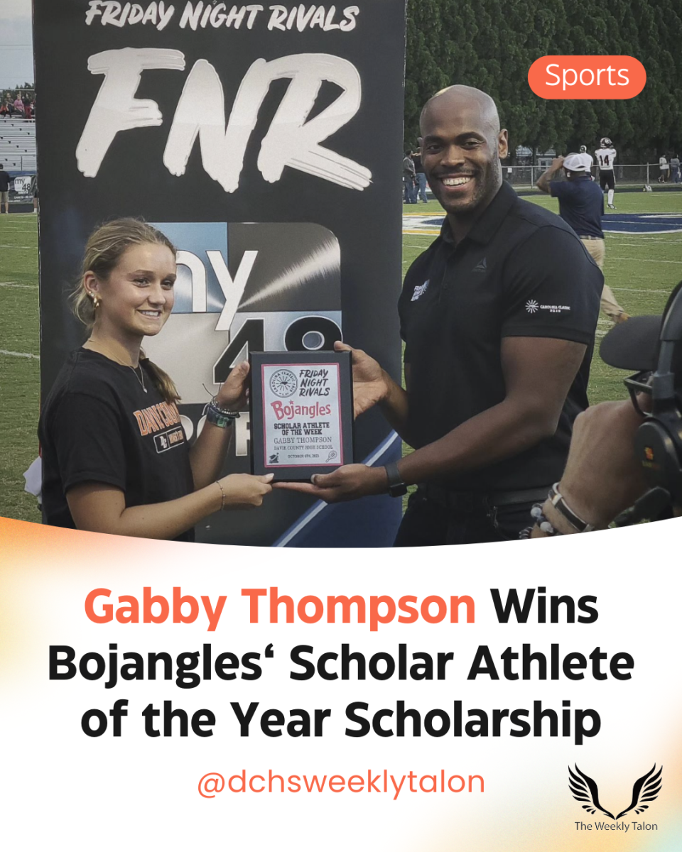 Gabby Thompson Wins Bojangles "Scholar Athlete of the Year" Scholarship