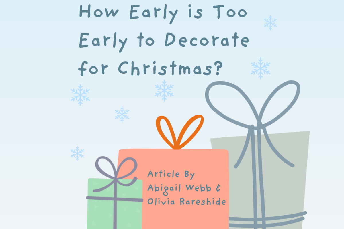 How early is too early to decorate for Christmas?