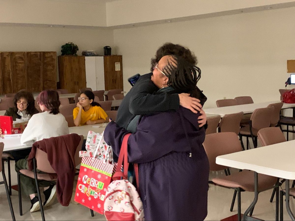 Pen pals meet one another after months of writing letters to each other.