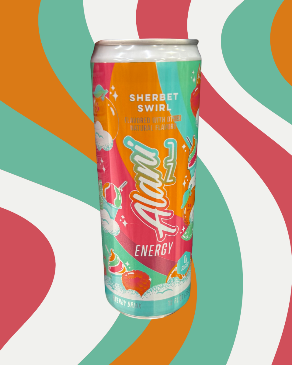Sherbet Swirl Alani | Photo by Rylie Yount; Graphic by Rylie Yount via Canva.com