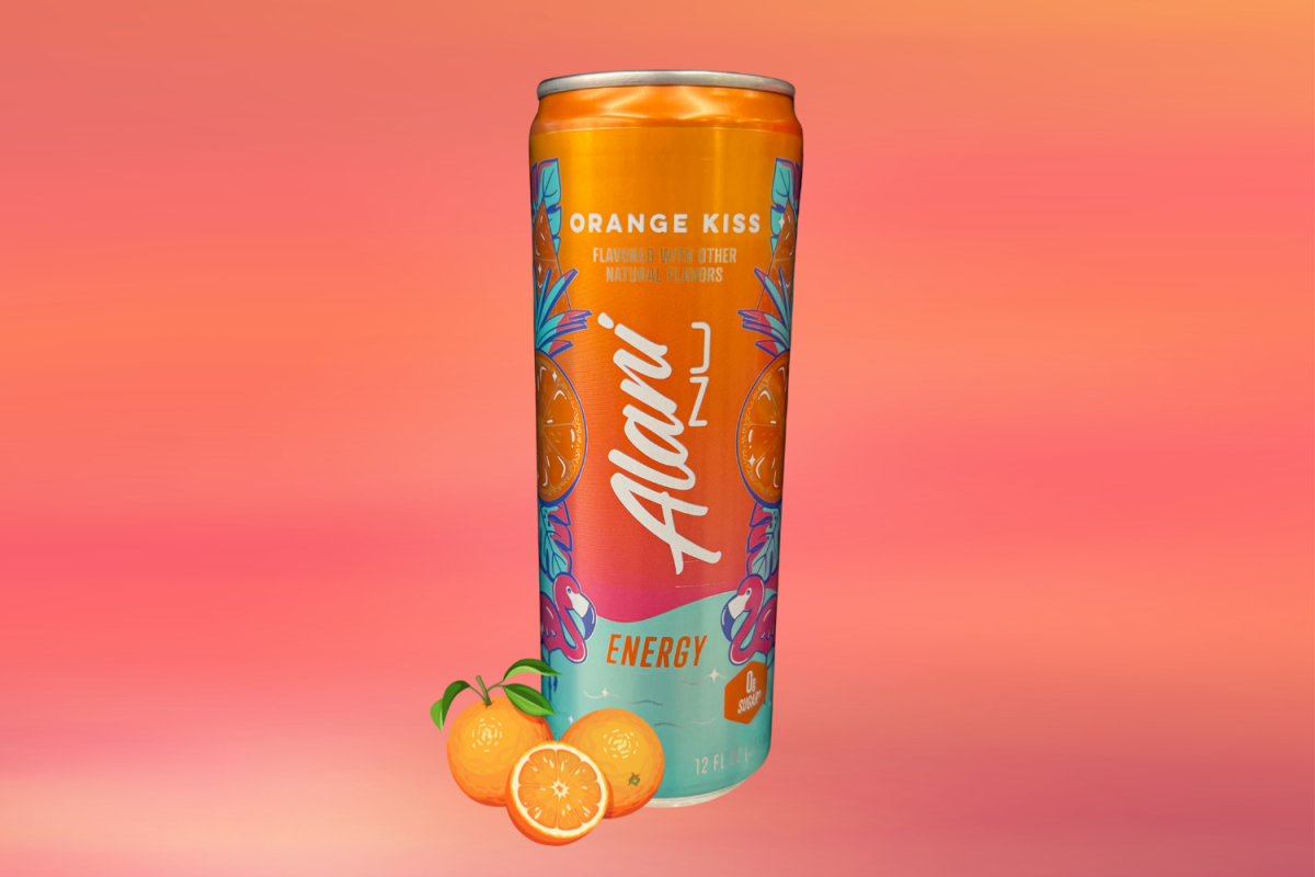 Orange Kiss Alani | Photo by Rylie Yount; Graphic by Rylie Yount via Canva.com