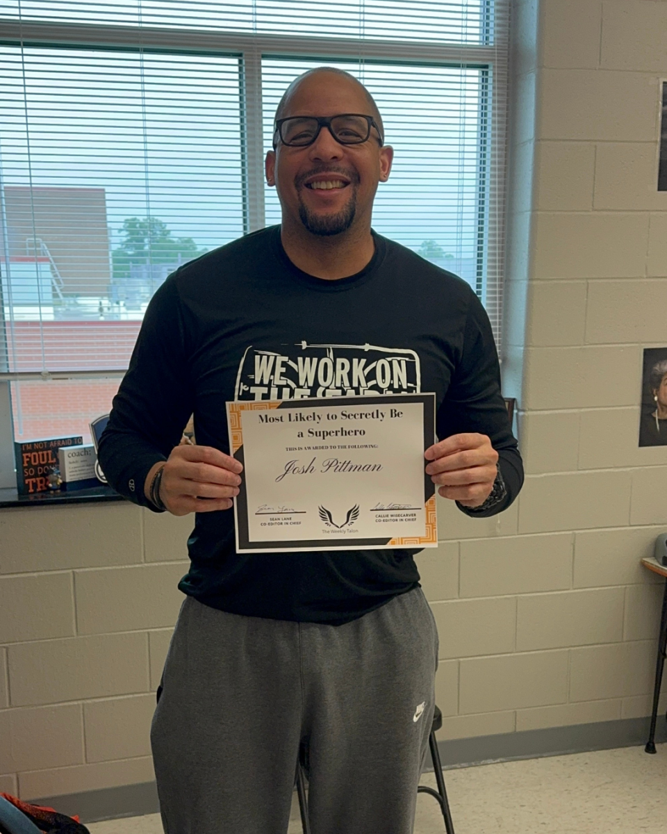 It's a bird! It's a plane! No, it’s… history teacher Josh Pittman?