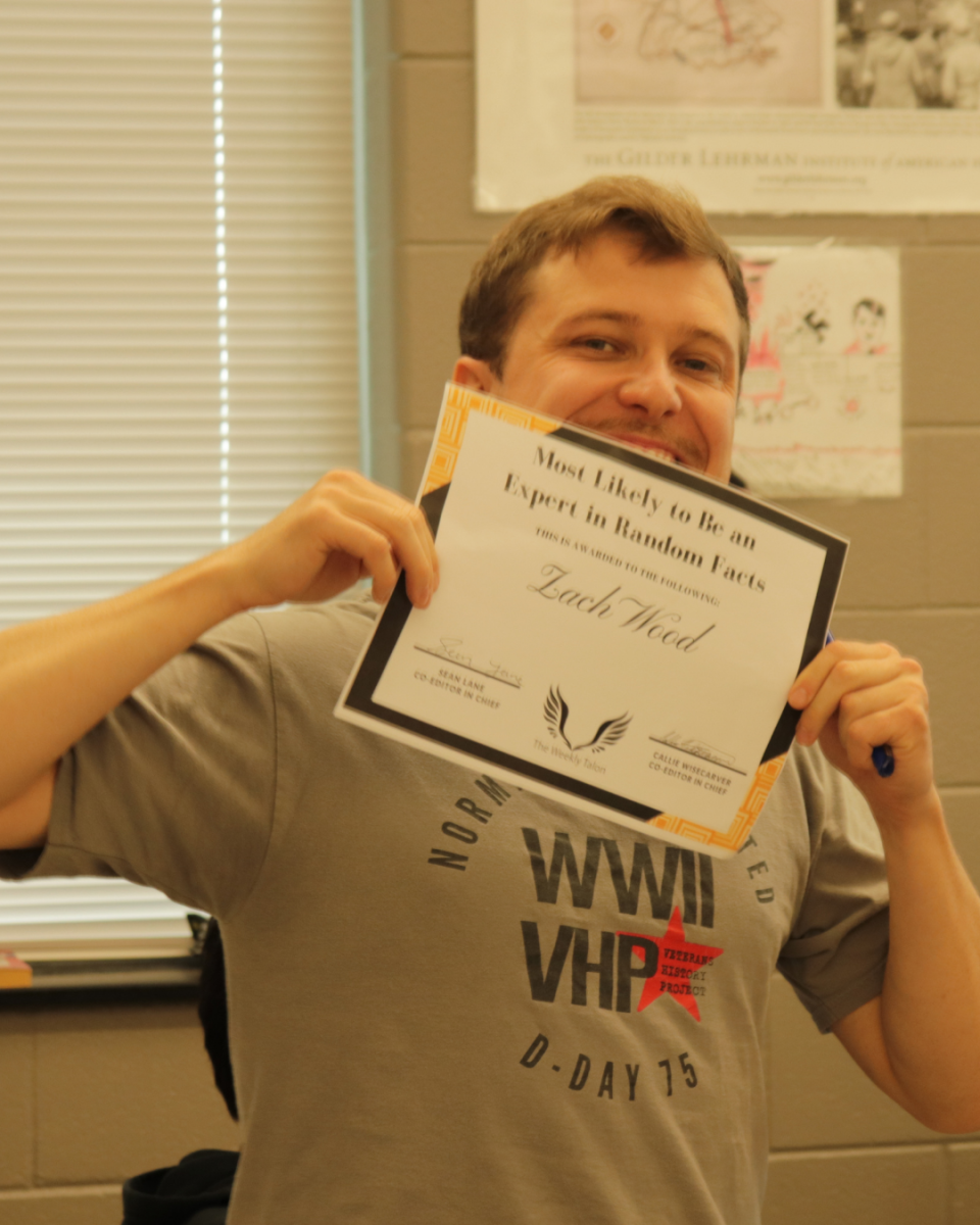 As the advisor for the History of the Vietnam War Club and one of the organizers for the annual Davie High history museum, Wood has learned his fair share of random facts in niche fields.