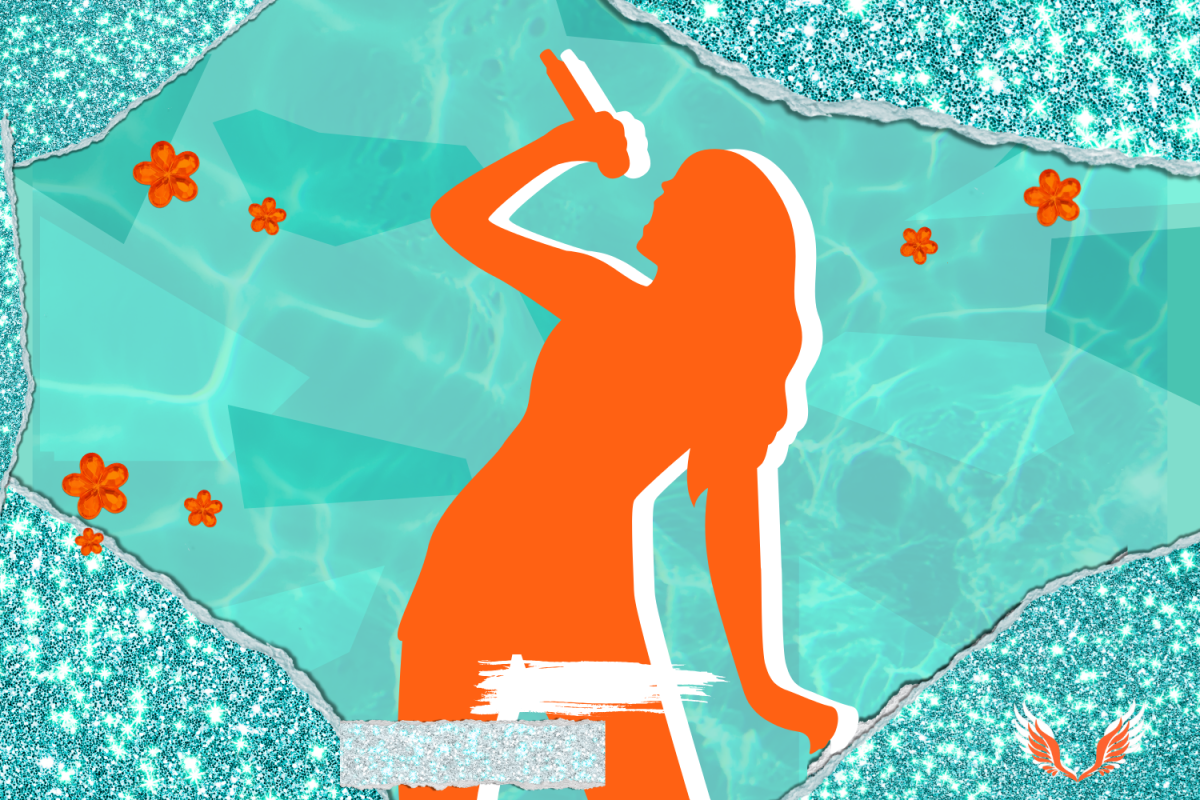 Taylor Swift's "The Life of a Showgirl" is the artist's twelfth studio album. Graphic by Natalie Quance via Canva.com