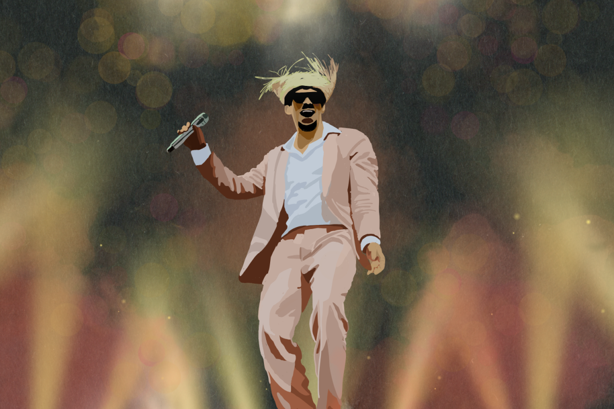 Bad Bunny's performance at the Super Bowl LX halftime show garnered critical acclaim even as detractors pointed to its "divisive" messaging. | Original art by Natalie Quance