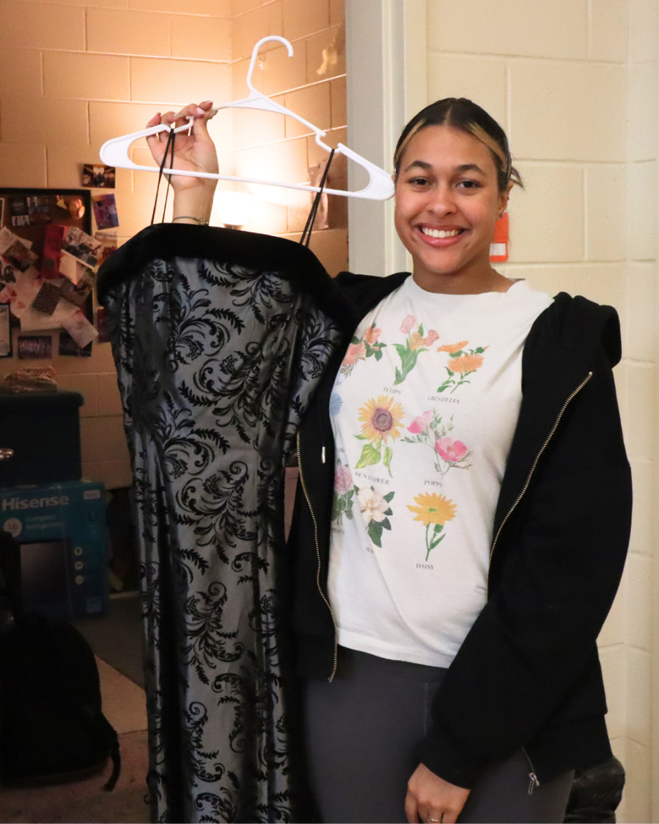 Senior Shyla Martin falls in love with a donated dress.