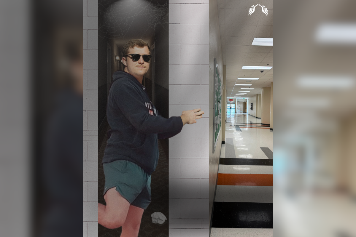 Former history teacher Zach Wood hides in the walls of Davie High as he plans for school domination.